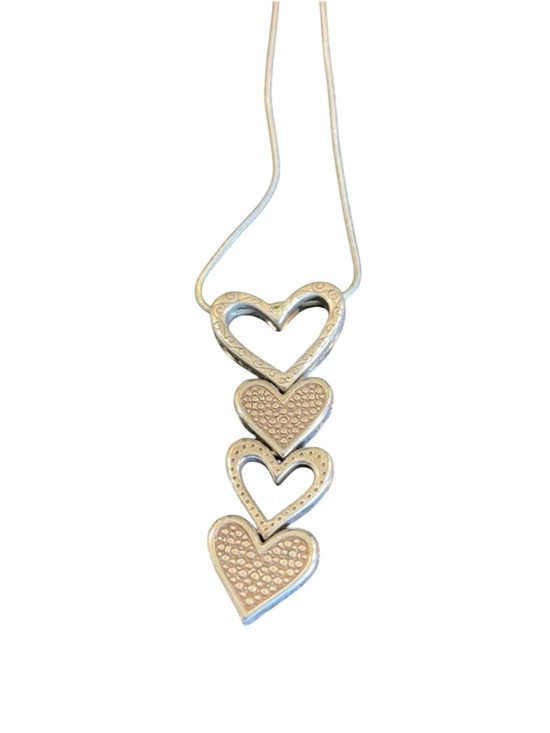 Brighton Jewelry - Brighton Rare Vintage Silver Heart Necklace - Set Available Separately